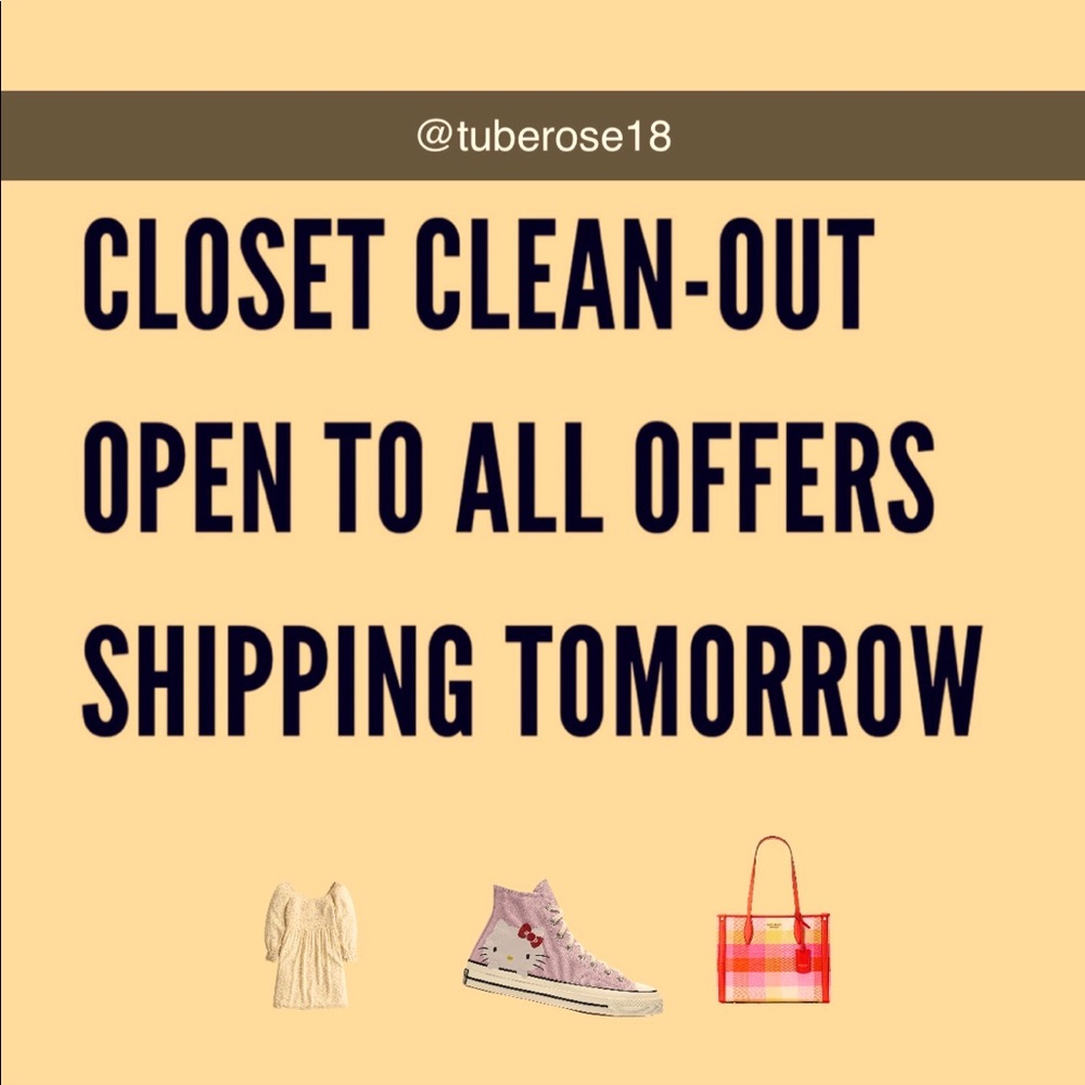 Closet Clean Out💜 Happy Shopping 🛍 Happy Poshing